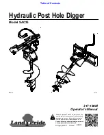 Preview for 1 page of Land Pride SAC35 Operator'S Manual