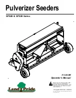 Land Pride SPS20 Operator'S Manual preview