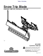 Предварительный просмотр 1 страницы Land Pride STB1560 Operator'S Manual