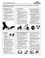 Preview for 6 page of Land Pride Straw Crimper CR2572 Operator'S Manual