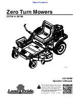 Land Pride ZST48 Operator'S Manual preview