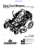 Preview for 1 page of Land Pride ZT60 Operator'S Manual