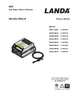 Предварительный просмотр 1 страницы Landa 1.106-500.0 Operator'S Manual