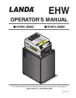 Предварительный просмотр 1 страницы Landa EHW4-2000C Operator'S Manual