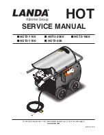 Landa HOT 2-1100 Service Manual предпросмотр