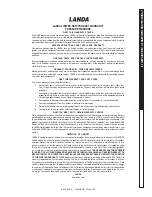 Preview for 27 page of Landa HS-3000 Operator'S Manual