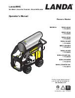 Предварительный просмотр 1 страницы Landa MHC3-24324 Operator'S Manual