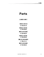 Preview for 23 page of Landa MHC3-25124 Operator'S Manual