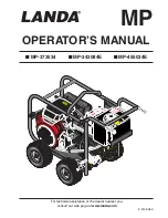 Landa MP-343084E Operator'S Manual preview