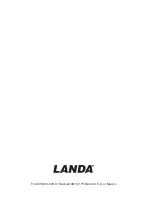 Preview for 16 page of Landa MPE5-50024B Operator'S Manual