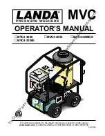 Landa MVC3-3000 Operator'S Manual preview