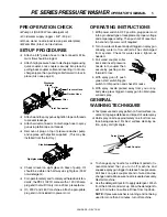 Preview for 5 page of Landa PE3-1100 Operator'S Manual