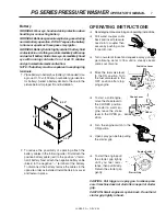 Предварительный просмотр 7 страницы Landa PG4-15321 Operator'S Manual