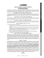 Предварительный просмотр 30 страницы Landa PG4-2000 Operator'S Manual