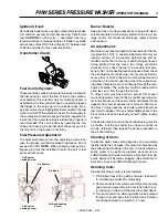 Предварительный просмотр 9 страницы Landa PHW2-1100 Operator'S Manual