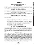 Предварительный просмотр 37 страницы Landa SEHW6-3500 Operator'S Manual