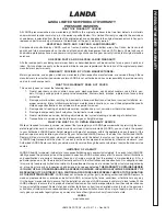 Предварительный просмотр 32 страницы Landa SGP-302214S Operator'S Manual