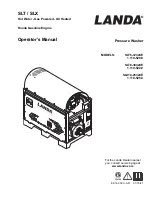 Предварительный просмотр 1 страницы Landa SLT6-32324E 1.110-520.0 Operator'S Manual