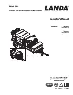 Landa TR-3500 Operator'S Manual предпросмотр