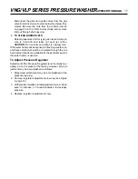 Preview for 16 page of Landa VNG/VLP3-11021D Operator'S Manual