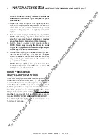 Предварительный просмотр 4 страницы Landa WATER JET SYSTEM Operator'S Manual