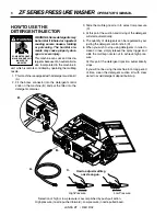 Preview for 8 page of Landa ZF2-10021D Operator'S Manual