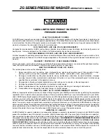 Предварительный просмотр 14 страницы Landa ZG3-20321 Operator'S Manual