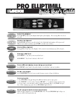 Preview for 2 page of Landice Pro ElliptiMill 92001 Owner'S Manual