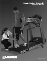 Landice Rehabilitation Treadmill Owner'S Manual preview
