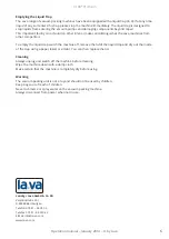 Предварительный просмотр 6 страницы Landig + Lava V.100 Premium Operating Instructions Manual