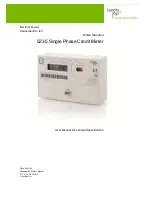 Предварительный просмотр 1 страницы Landis & Gyr 5235 User Manual & Technical Information