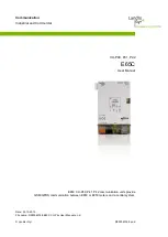 Предварительный просмотр 1 страницы Landis+Gyr E65C User Manual