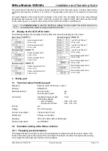 Preview for 12 page of Landis+Gyr WZU-M Series Installation And Operating Manual