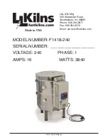 Preview for 72 page of L&L Kiln Mfg, Inc. Fuego Instruction Manual