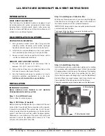 Предварительный просмотр 3 страницы L&L Kiln Mfg, Inc. M-V-VENT/00 Instructions Manual