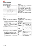 Preview for 4 page of Landmann 11760 Assembly And Operating Manual