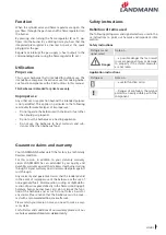 Preview for 5 page of Landmann 12113 Assembly And Operating Manual