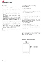 Preview for 8 page of Landmann 12113 Assembly And Operating Manual