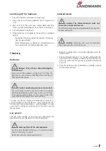 Preview for 11 page of Landmann 12113 Assembly And Operating Manual