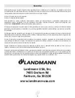 Preview for 48 page of Landmann 12302 Assembly, Care And Use Instructions