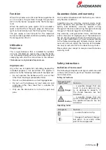 Preview for 8 page of Landmann 12791 Assembly And Operating Manual