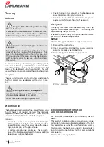 Preview for 15 page of Landmann 12791 Assembly And Operating Manual