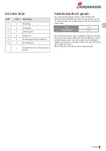 Preview for 21 page of Landmann 12975 Assembly Instruction Manual