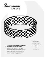 Preview for 1 page of Landmann 25210 Assembly And Use