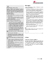 Preview for 21 page of Landmann 31341 Assembly And Operating Manual