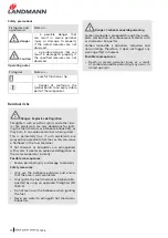 Preview for 10 page of Landmann 31346 Assembly And Operating Manual