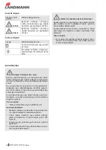 Preview for 20 page of Landmann 31346 Assembly And Operating Manual