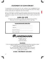Preview for 2 page of Landmann 3215GS Assembly And Operation Manual