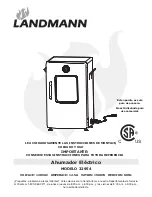 Preview for 25 page of Landmann 32954 Assembly, Care And Use Instructions