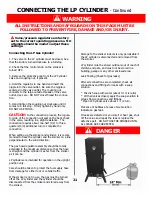 Preview for 21 page of Landmann 3875GWLACR Assembly And Owner'S Manual